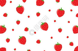 草莓海报背景图片