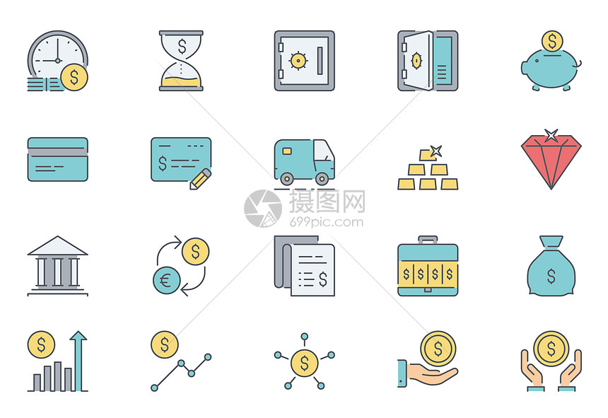 金融元素图标icon图片