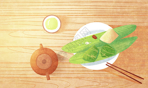 端午节粽子温馨五月高清图片