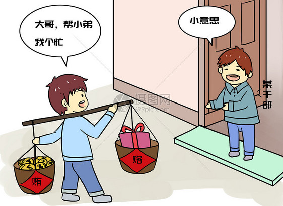 反腐倡廉漫画图片