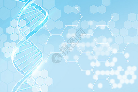 生物分子背景DNA基因链条设计图片