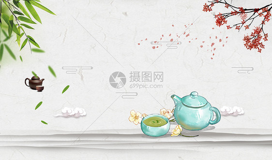 中国茶背景图片