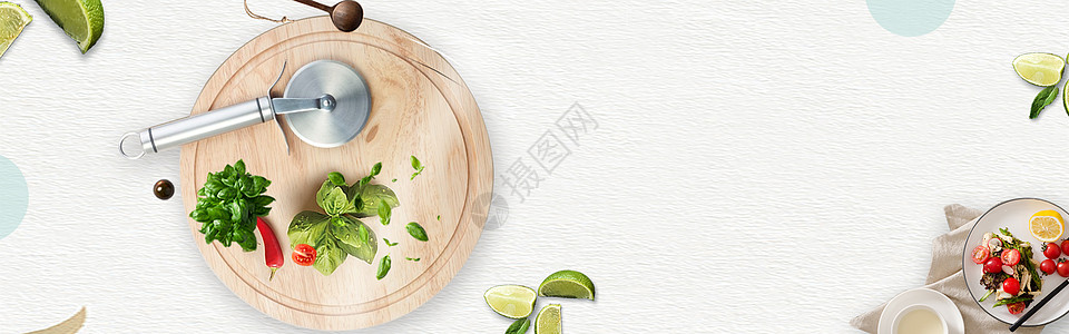 餐饮美食图标蔬菜水果美食背景设计图片