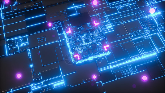 未来科技芯片概念图高清图片