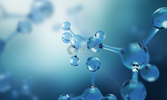 医疗分子背景图片