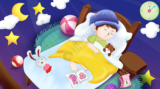 儿童睡觉孩子培养高清图片