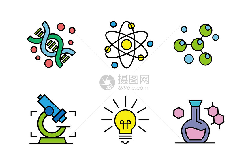 生物学图标图片