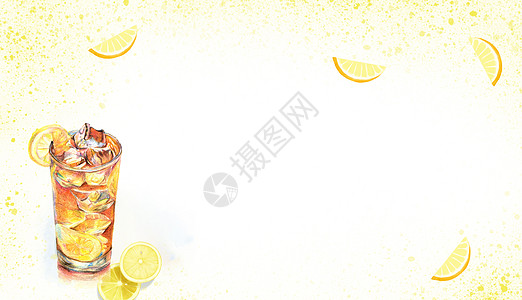 夏日柠檬饮品图片