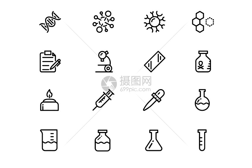 生物科学图标图片