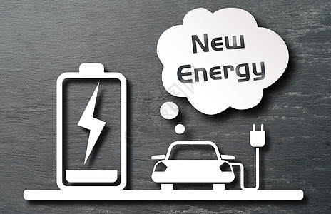 新能源汽车充电海报高清图片