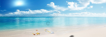 沙滩休闲背景图片