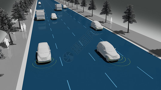 汽车公路背景高清图片