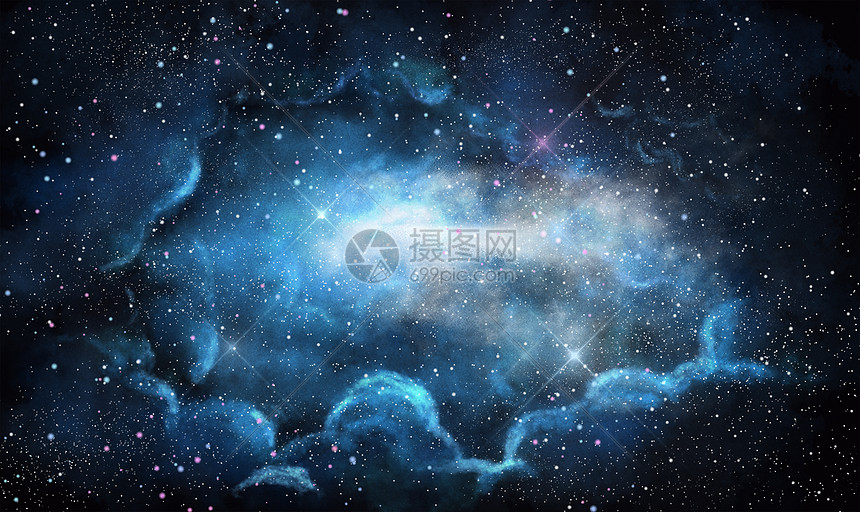 星空银河背景图片