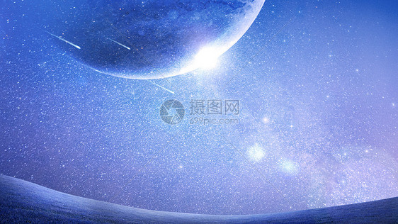 科幻星空场景图片