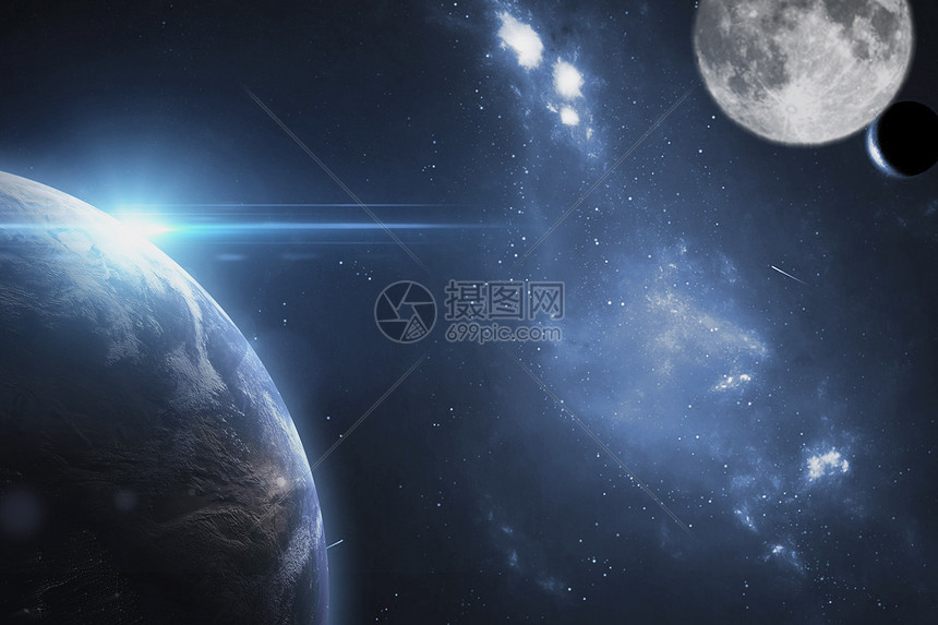 科幻星空场景图片