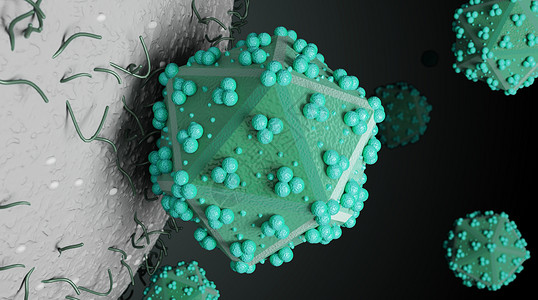 细菌病毒背景背景图片