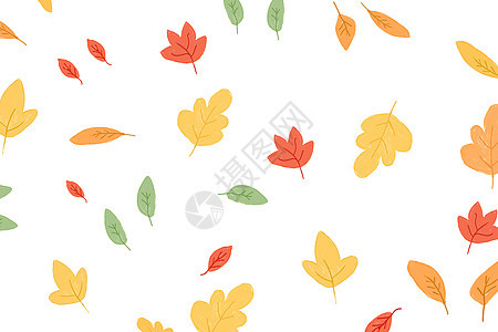 秋天树叶背景图片背景图片