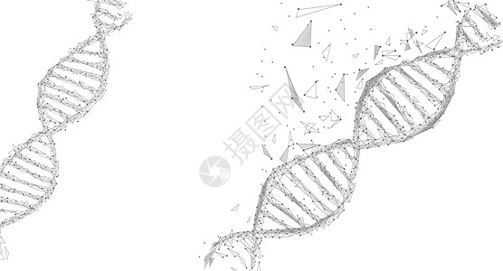 医药元素基因DNA科技背景设计图片