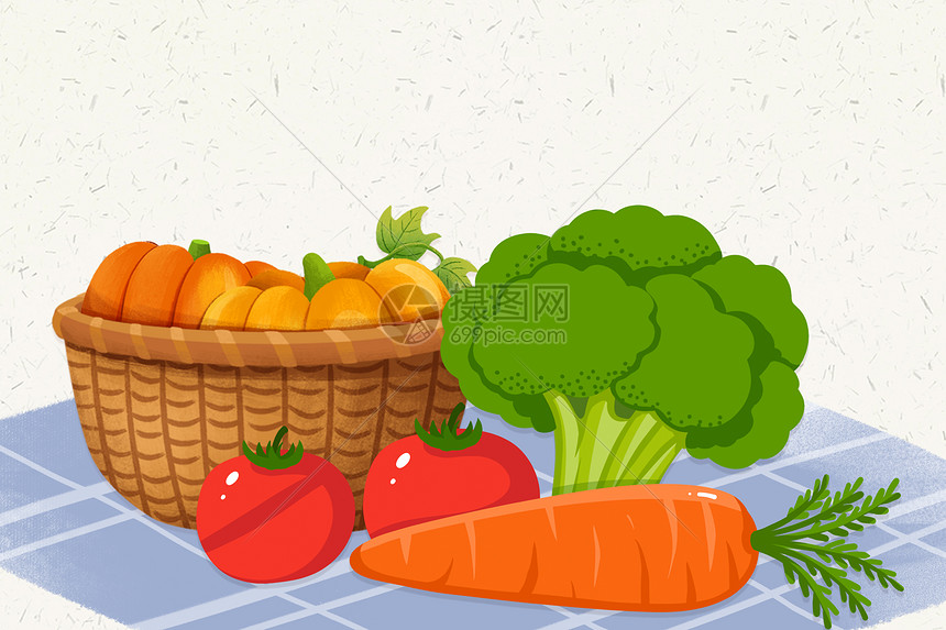 蔬菜手绘图片