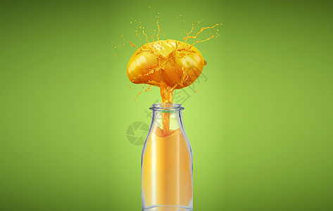 夏日芒果汁设计图片