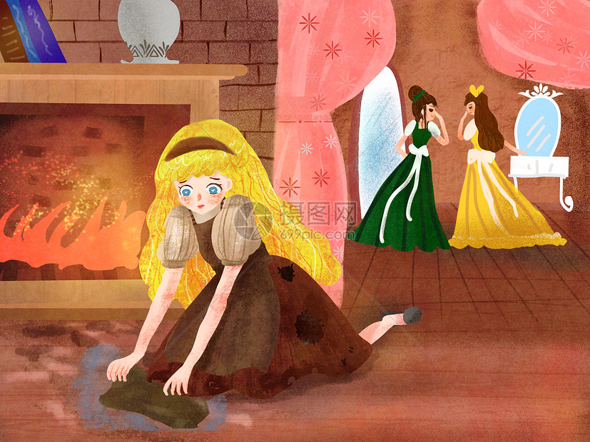 童话灰姑娘图片素材_免费下载_psd图片格式_
