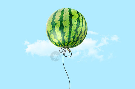 西瓜气球图片