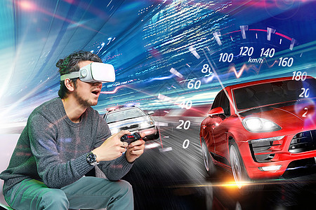 VR虚拟游戏体验高清图片