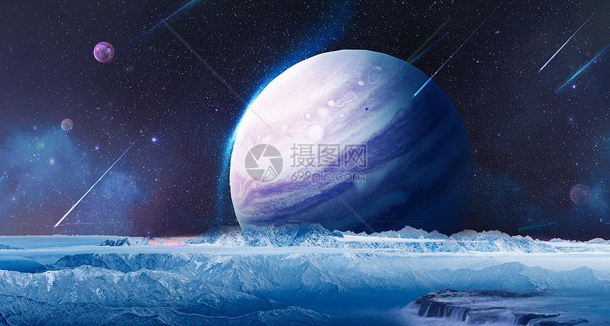 创意星空场景图片