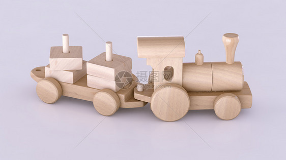 积木玩具火车图片