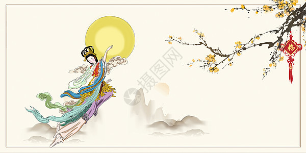 中秋节日背景背景图片