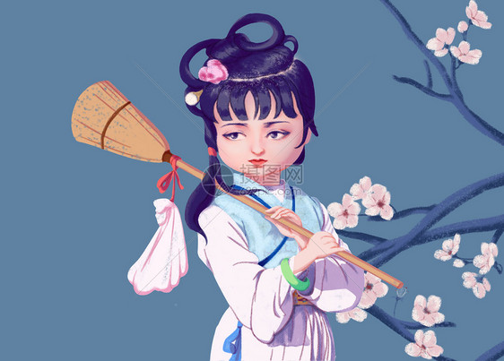 红楼梦之黛玉葬花