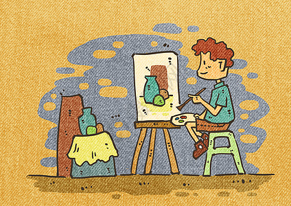 学习绘画儿童高清图片素材