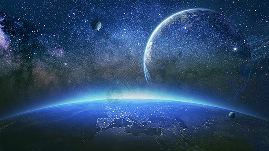 科幻地球背景图片