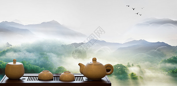 中国风茶茶文化设计图片