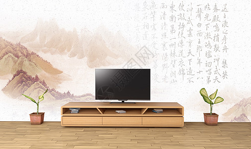 中国风电视背景墙背景图片