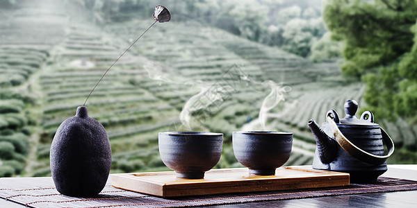桑葚茶茶设计图片