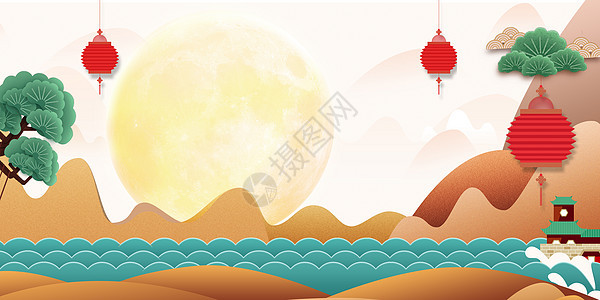 中秋节日背景图片