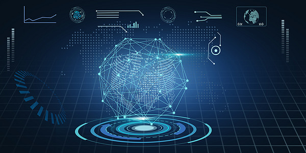 科技感界面科技数据空间设计图片