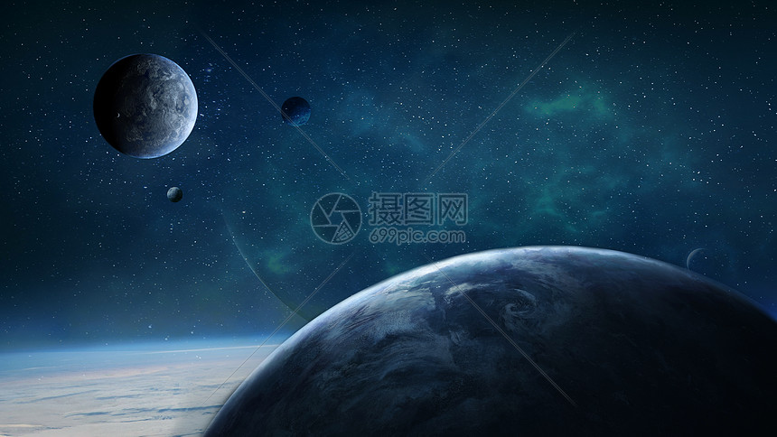 科幻宇宙星球图片