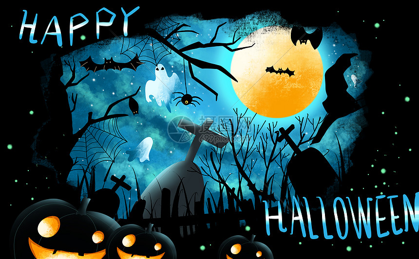 万圣节插画图片下载-正版图片400549890-摄图网