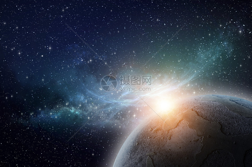 梦幻星空场景图片