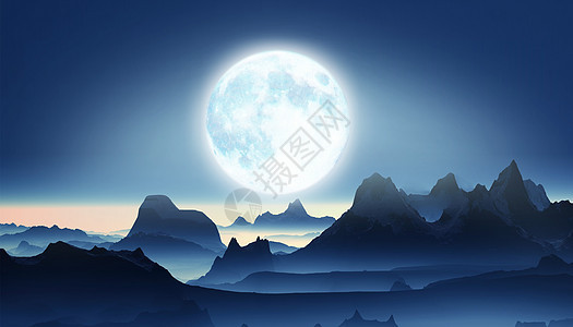 中秋节月亮背景图片