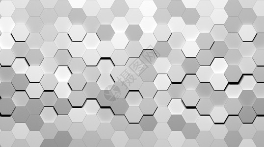 几何黑白灰3d抽象背景设计图片