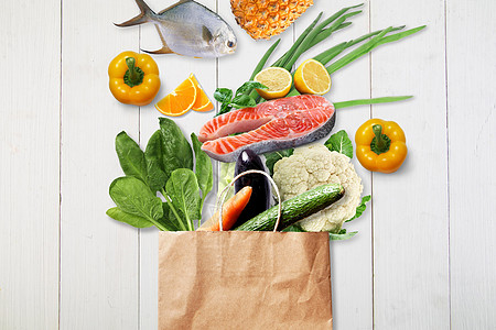 红橙子健康饮食食材设计图片