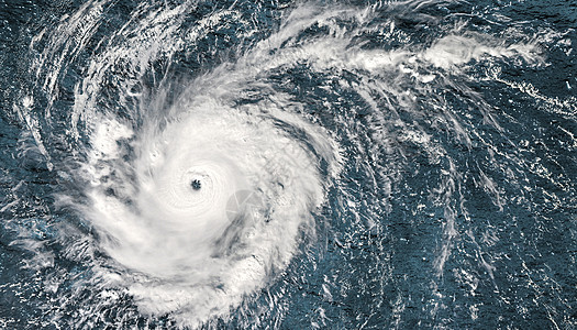 台风场景卫星云图高清图片