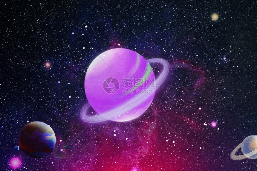 幻世星球背景图片