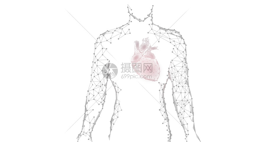 心脏病患者背景图片