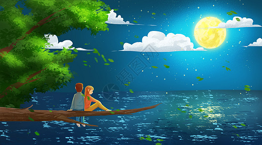 赏月图片_赏月素材_赏月高清图片_摄图网图片