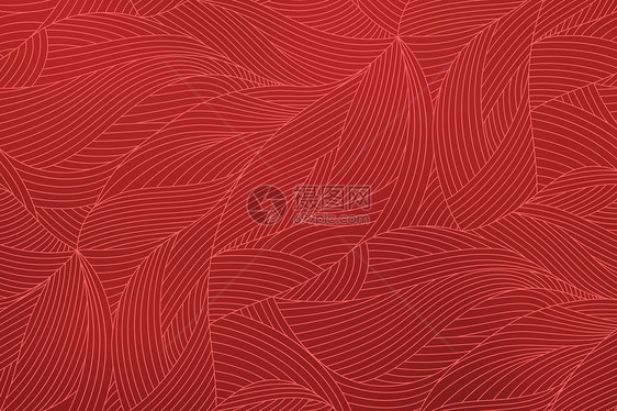 红色叶脉图片