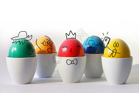 趣味漫画表情丰富的鸡蛋设计图片